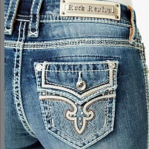 Rock Revival Women’s Size 34 Easy Boot Jeans NWT